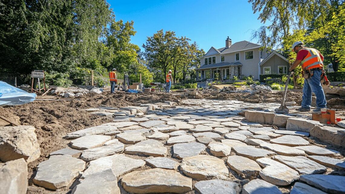 Travaux de terrassement : le dallage en opus incertum, quelle pierre choisir pour votre projet ?