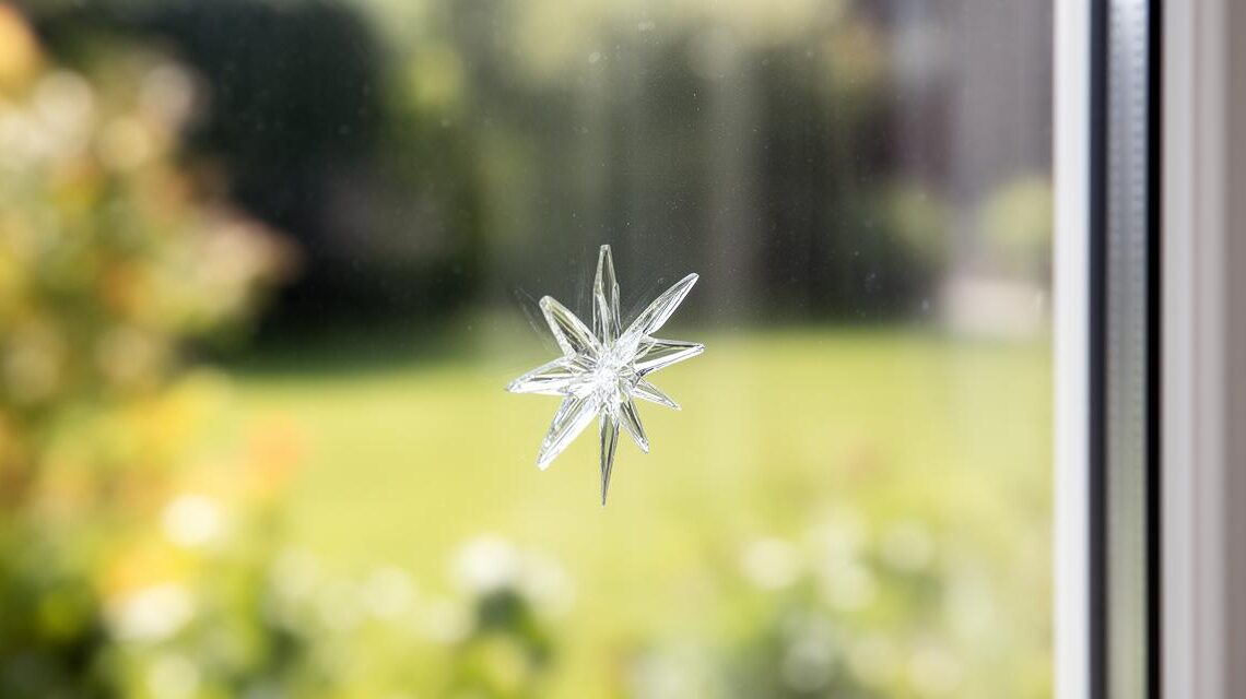 Comment réparer un impact sur une vitre avant les premiers froids hivernaux